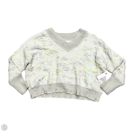 Sweater By Anthropologie In Grey, Size: M