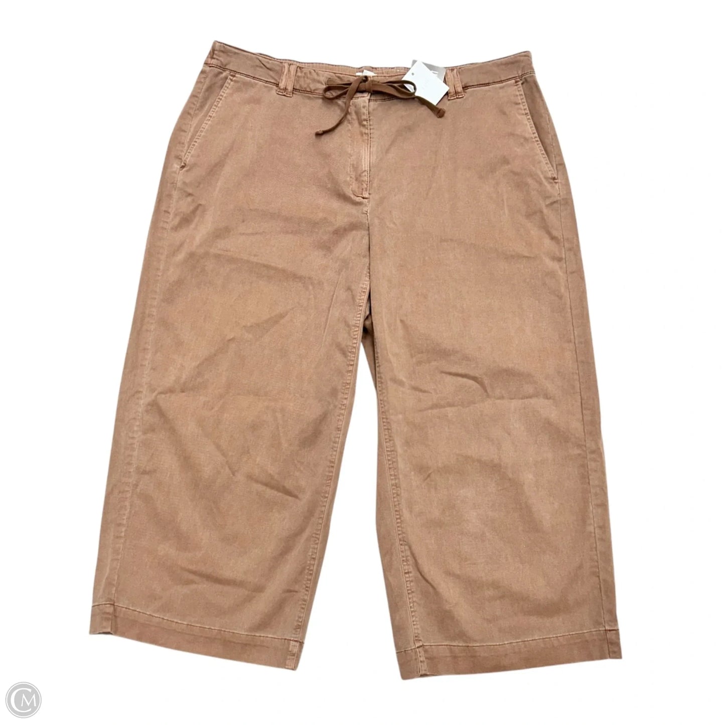 Pants Cropped By J. Jill In Brown, Size: 20