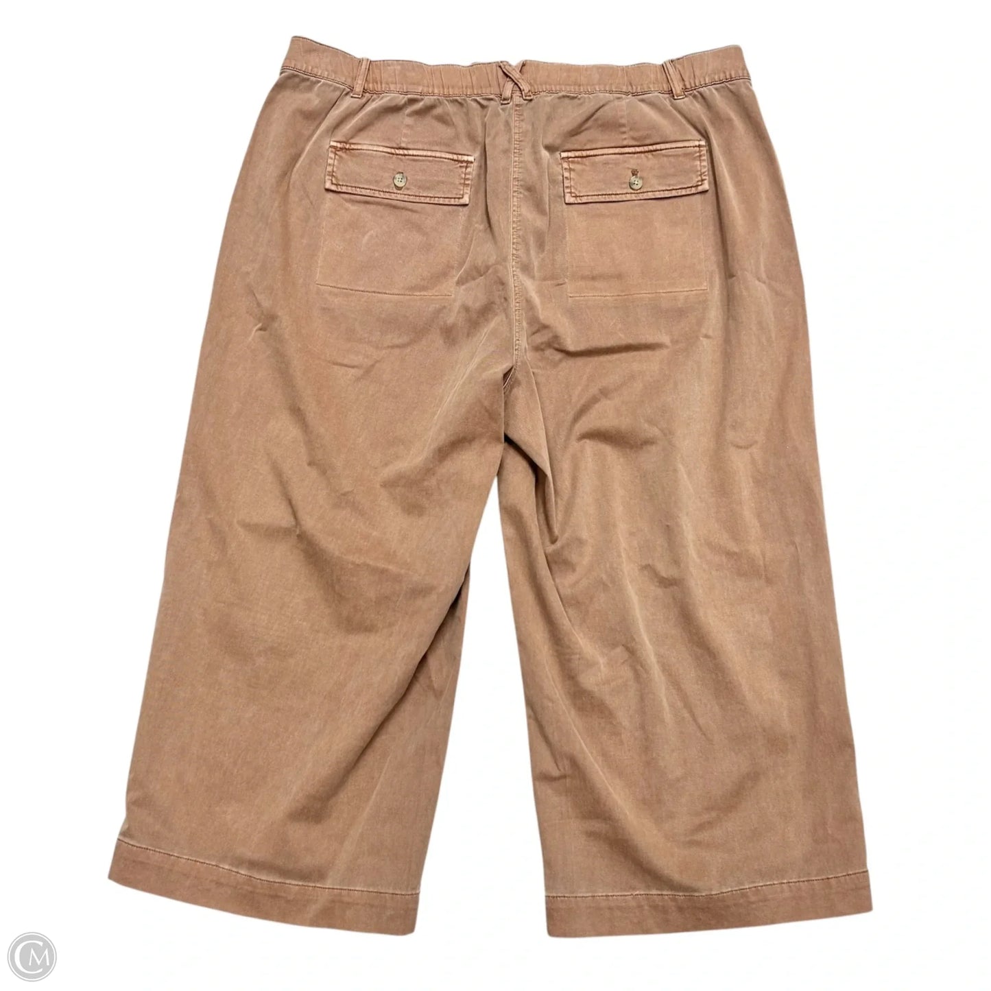 Pants Cropped By J. Jill In Brown, Size: 20