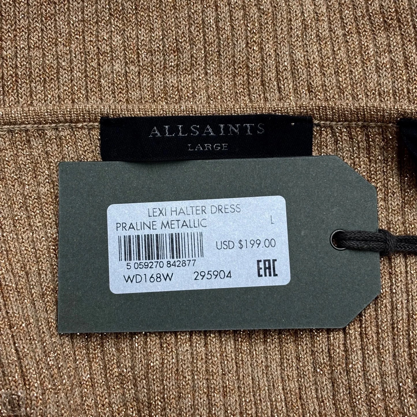 Dress Designer By All Saints In Tan, Size: L