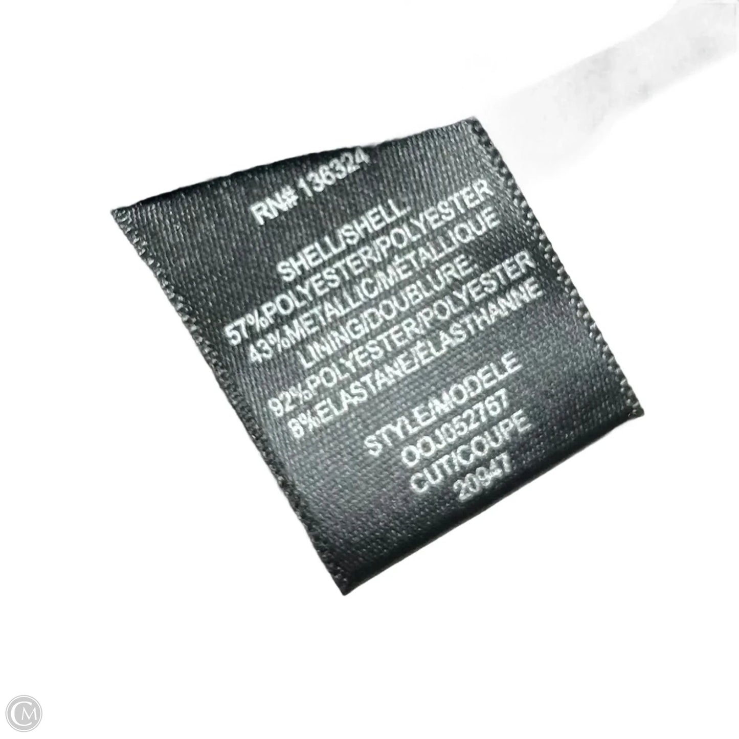 Dress Designer By Halston In Gold & Silver, Size: Xl