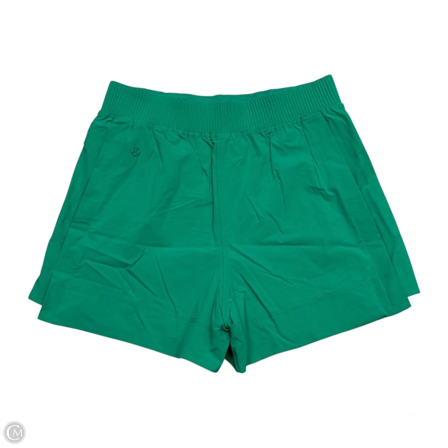 Athletic Shorts By Lululemon In Green, Size: M