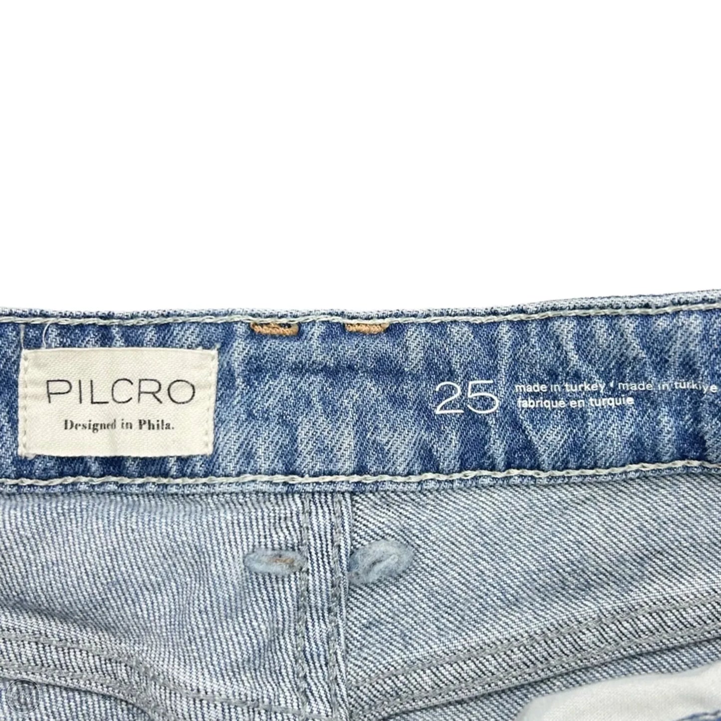 Jeans Boyfriend By Pilcro In Blue Denim, Size: 0