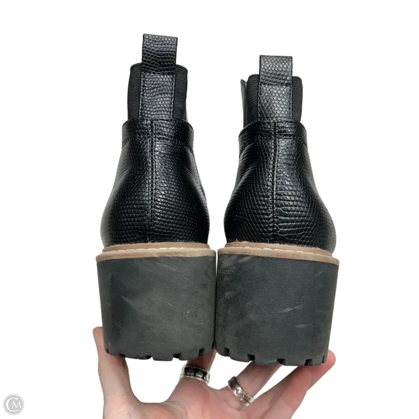 Boots Ankle Heels By Dolce Vita In Black, Size: 8.5