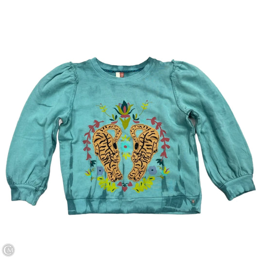 Top Long Sleeve By Pilcro In Teal, Size: Xs