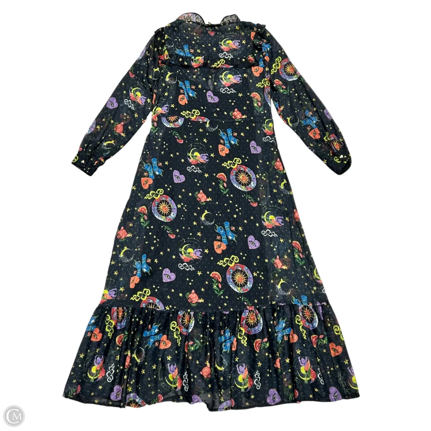 Dress Casual Maxi By Emily Lovelock In Black, Size: Xs