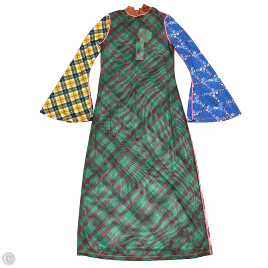 Dress Casual Maxi By Anthropologie In Plaid Pattern, Size: S