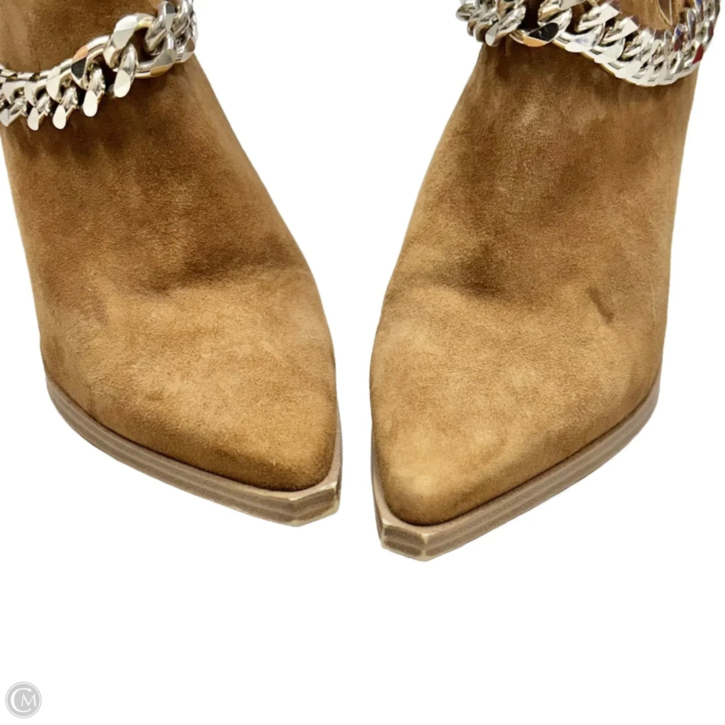 Boots Ankle Heels By Steve Madden In Brown, Size: 7