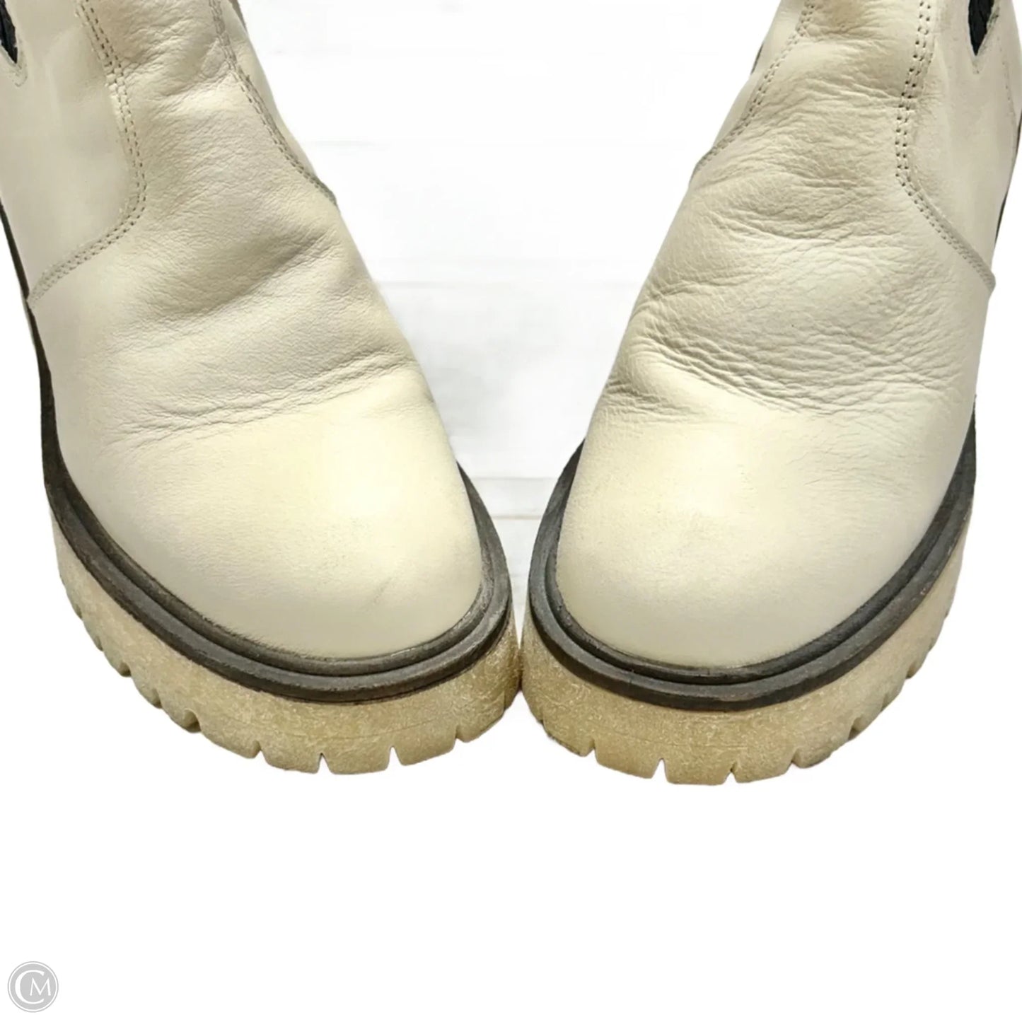 Boots Ankle Heels By Free People In Cream, Size: 6.5