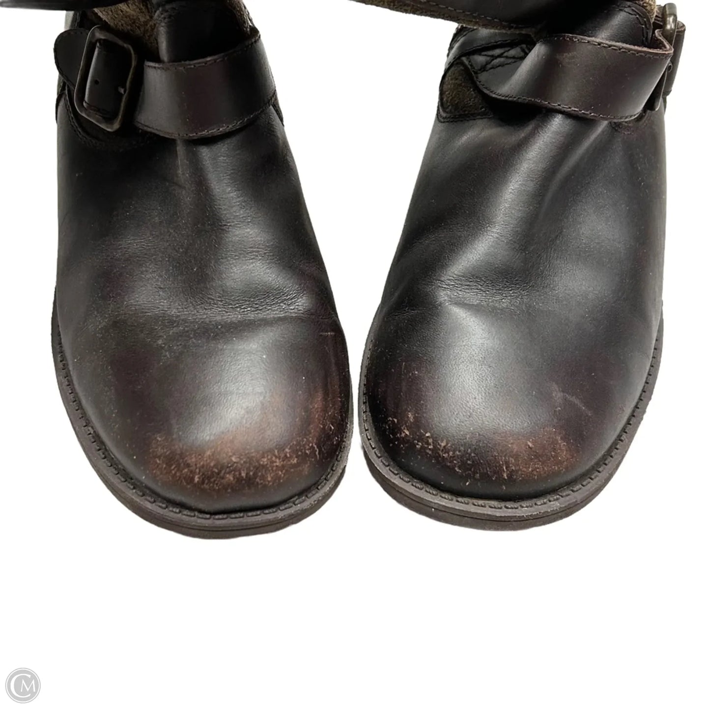 Boots Designer By Ugg In Brown, Size: 7.5