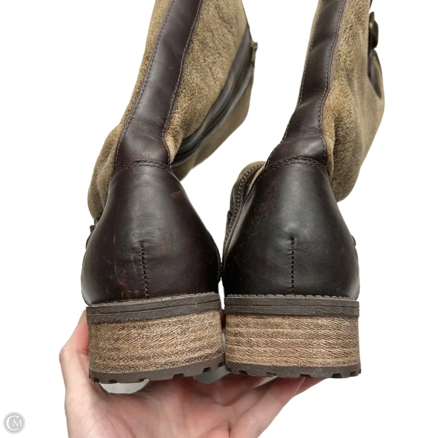 Boots Designer By Ugg In Brown, Size: 7.5