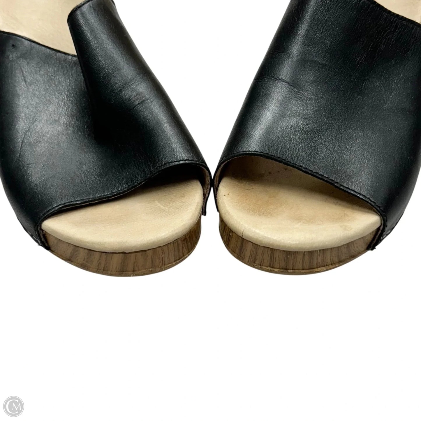 Sandals Heels Block By Dansko In Black, Size: 7.5