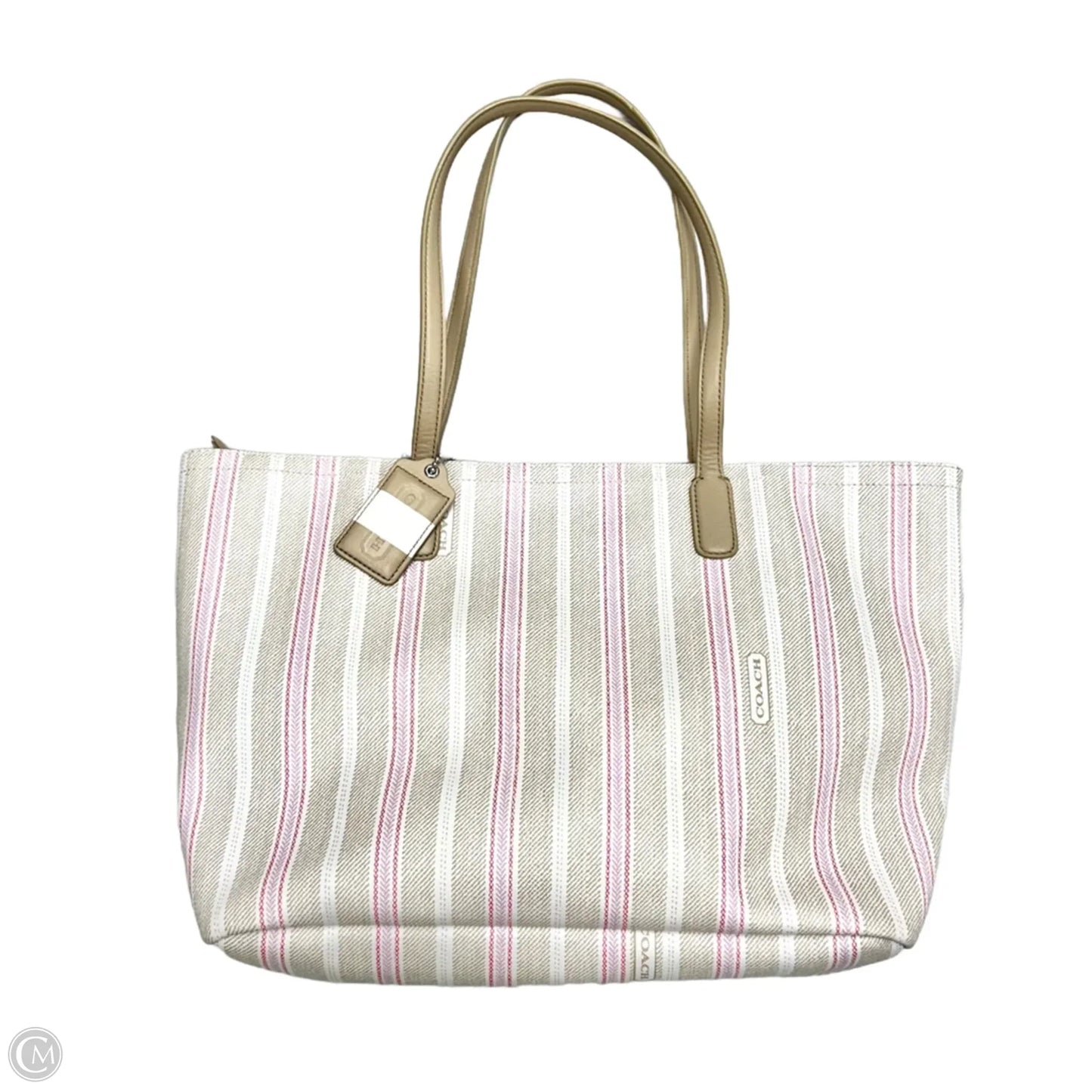 Tote Designer By Coach, Size: Medium