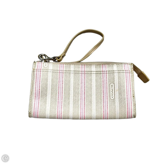 Wristlet Designer By Coach, Size: Medium