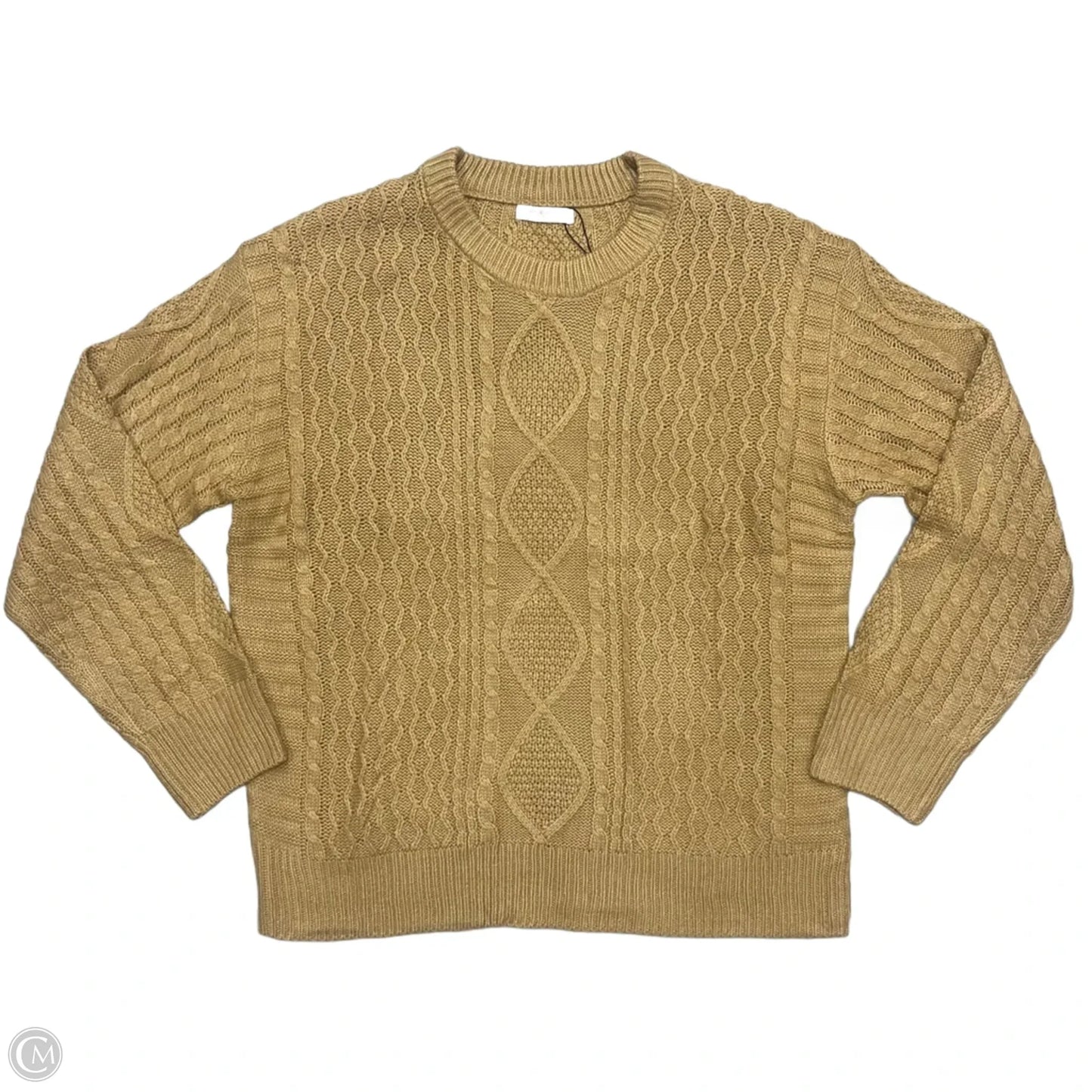 Sweater By Zeagoo In Tan, Size: M