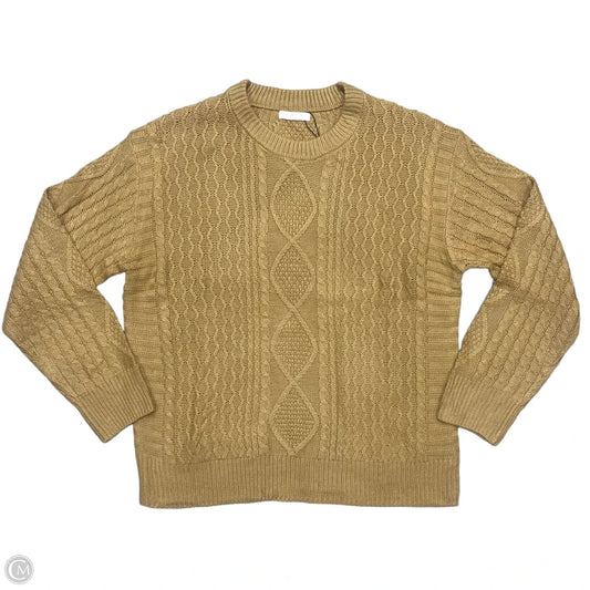 Sweater By Zeagoo In Tan, Size: M