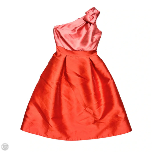 Dress Party Short By Rickie Freeman Teri Jon In Pink & Red, Size: Xs