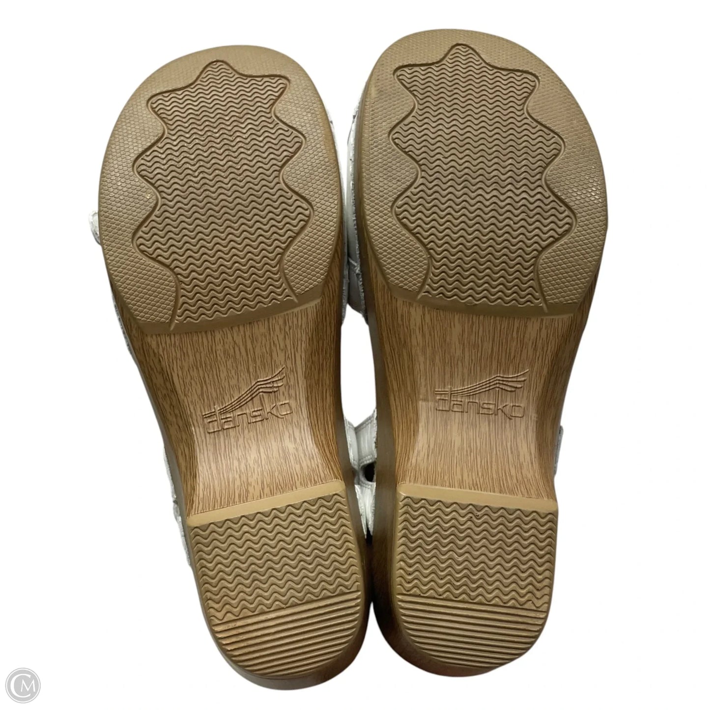 Sandals Heels Block By Dansko In White, Size: 6.5