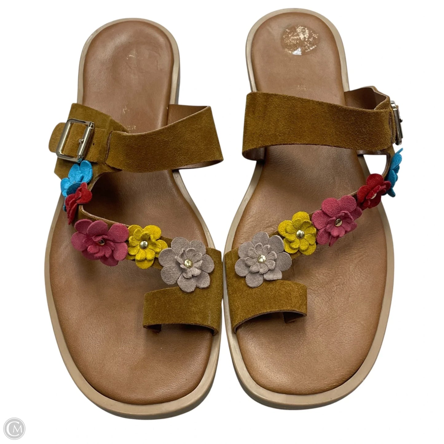 Sandals Flats By Sophia Milani In Floral Print, Size: 8.5