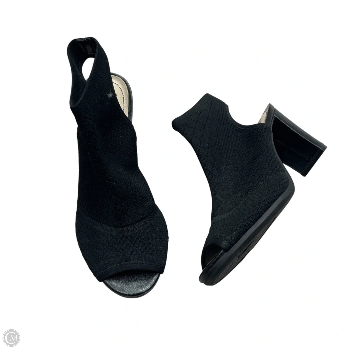 Sandals Heels Block By Life Stride In Black, Size: 7.5