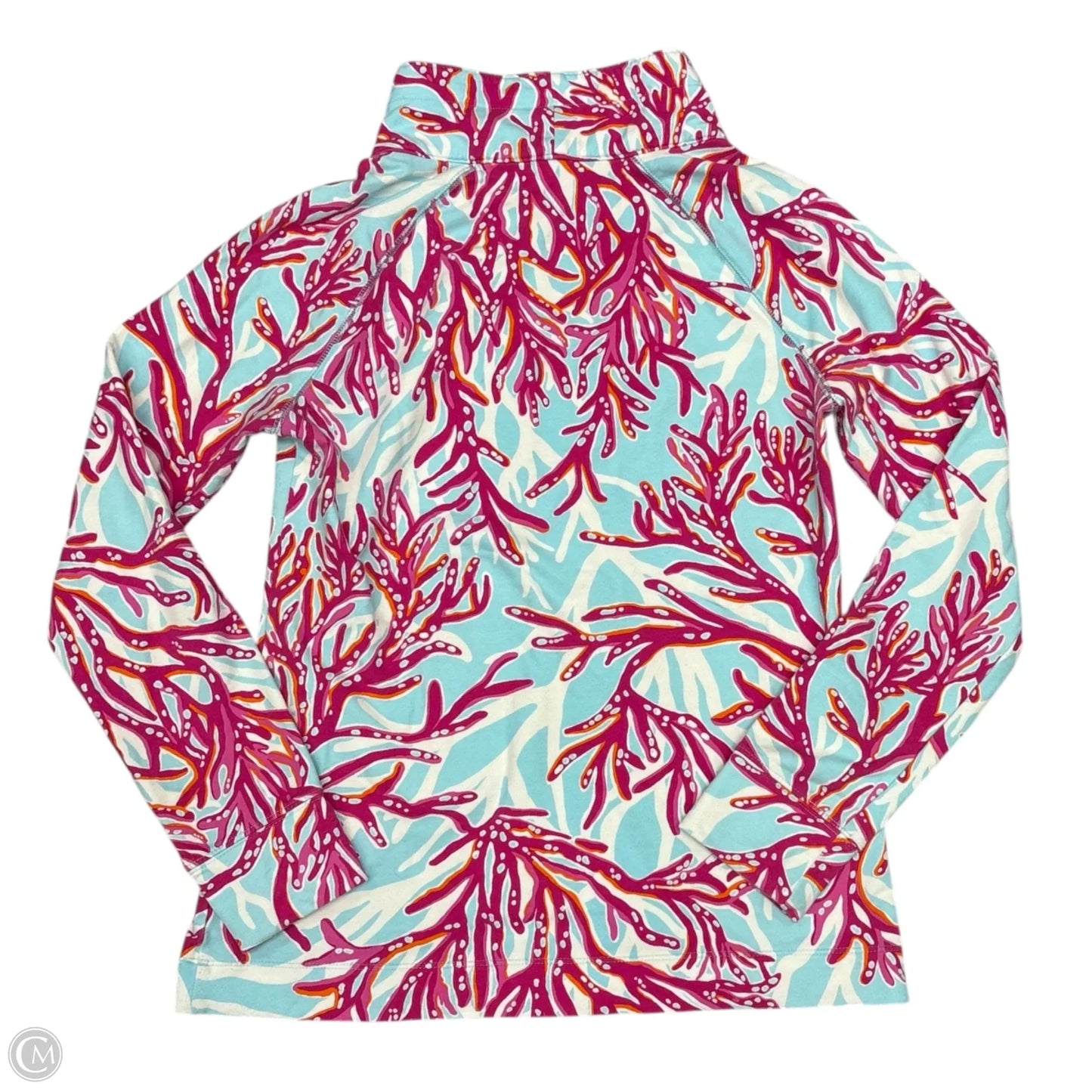 Sweatshirt Designer By Lilly Pulitzer In Blue & Pink, Size: S