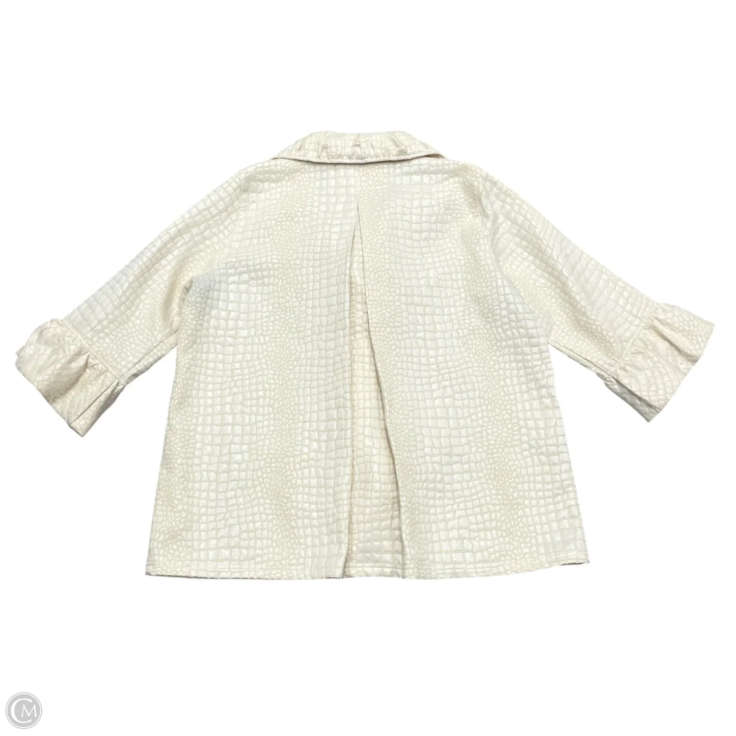 Jacket Other By Ali Miles In Cream & White, Size: Xl