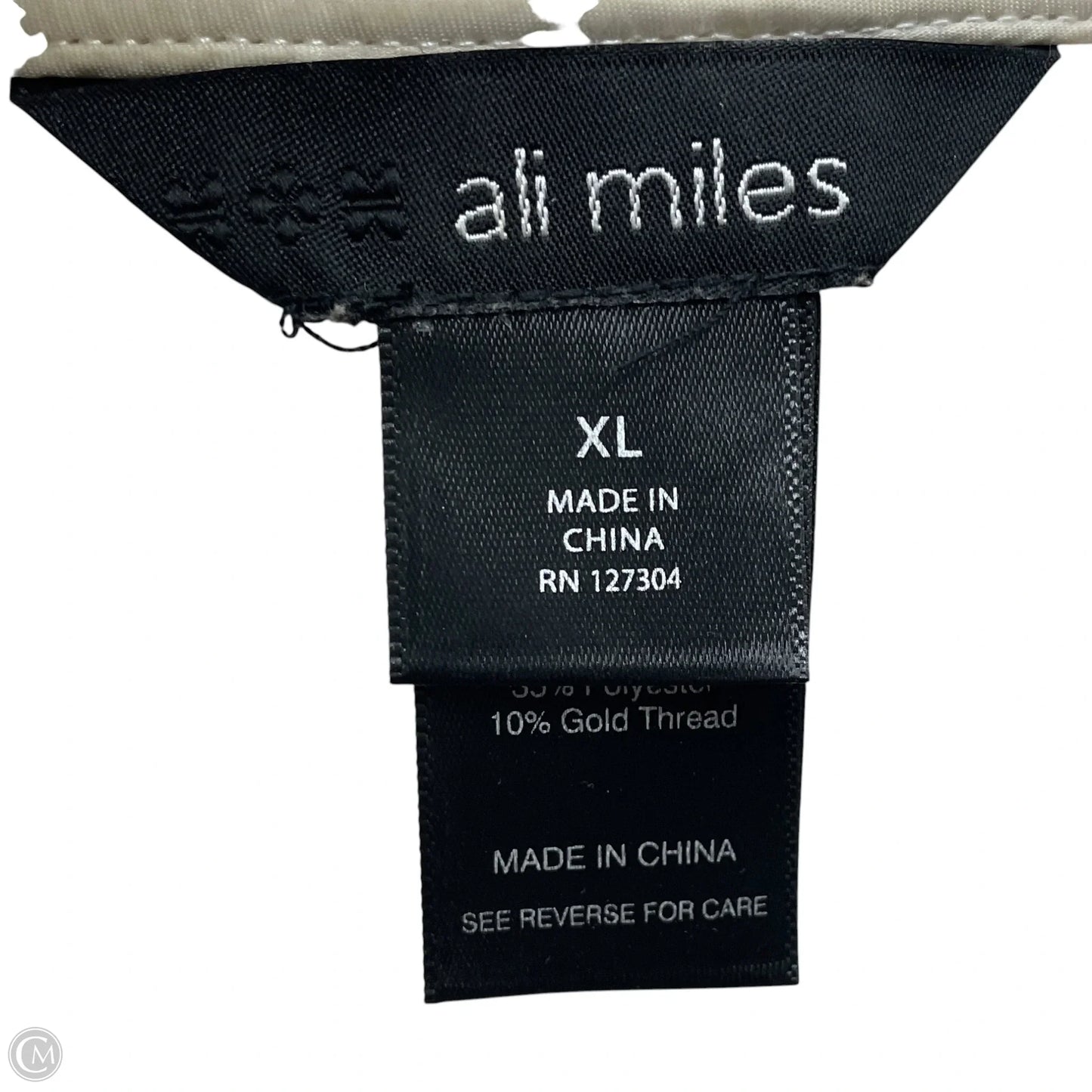 Jacket Other By Ali Miles In Cream & White, Size: Xl