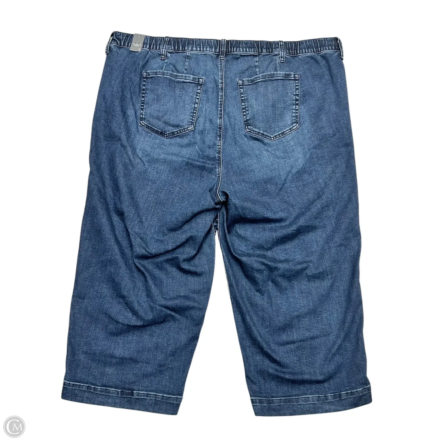 Jeans Cropped By Torrid In Blue Denim, Size: 26