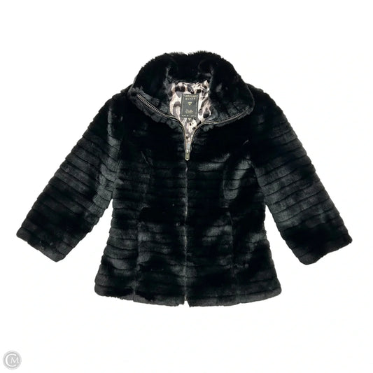 Jacket Faux Fur & Sherpa By Guess In Black, Size: Xs