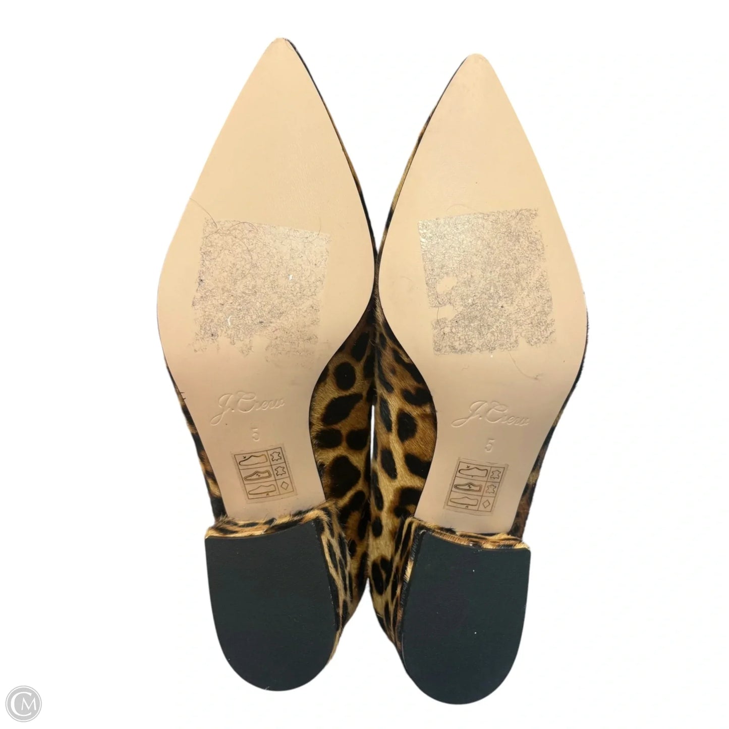 Shoes Heels Block By J. Crew In Animal Print, Size: 5