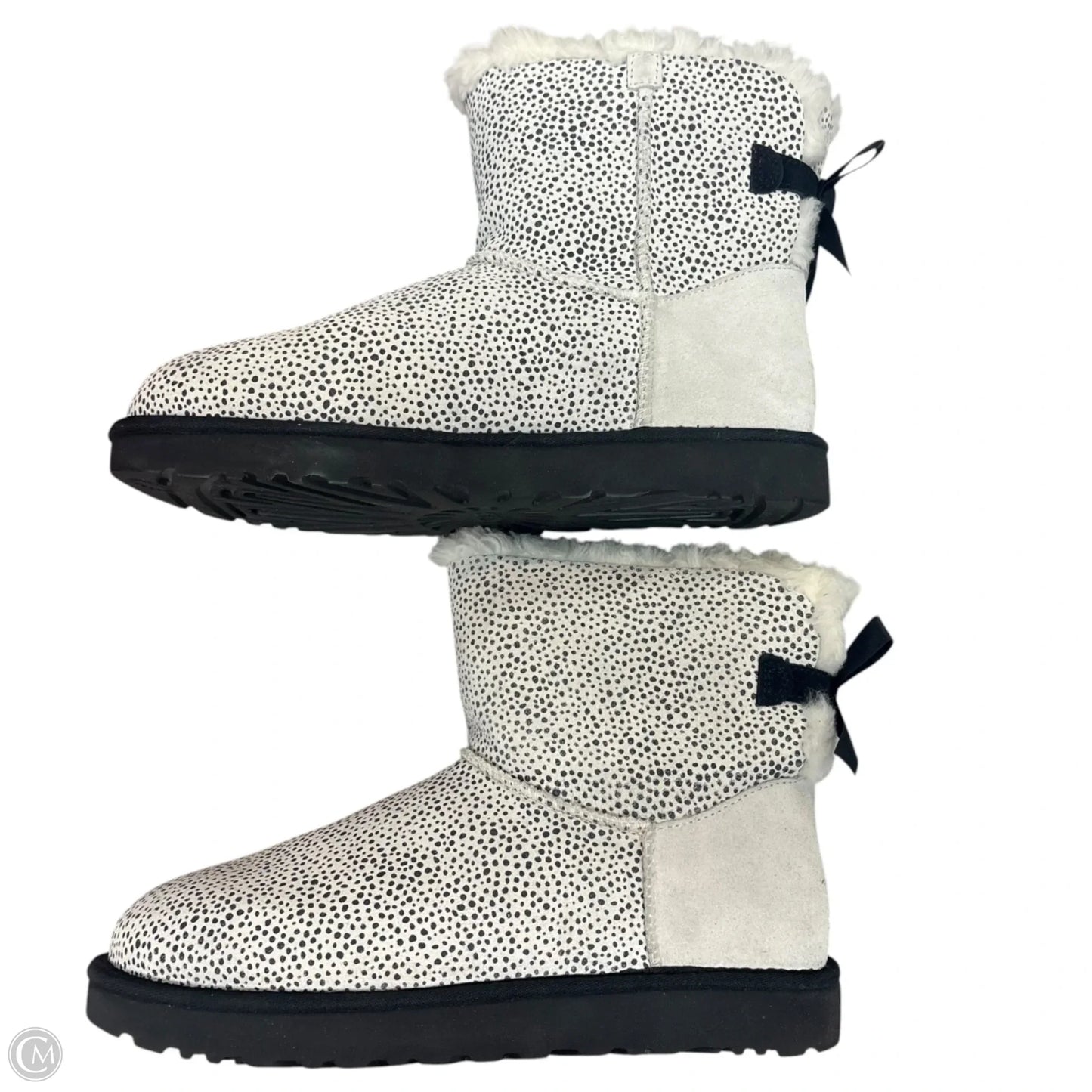 Boots Designer By Ugg In Black & Grey, Size: 11