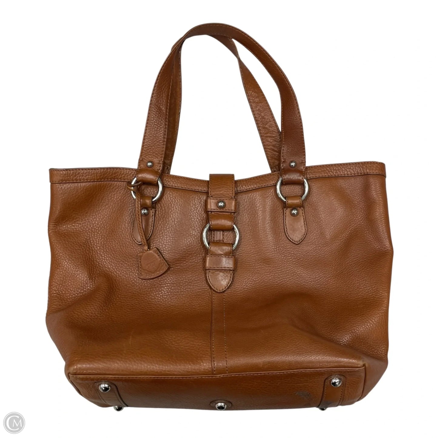 Handbag Leather By Banana Republic, Size: Large