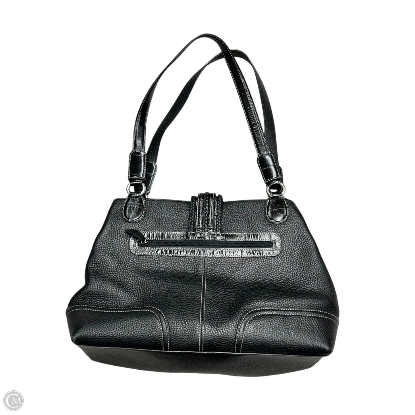 Handbag Leather By Brighton, Size: Large