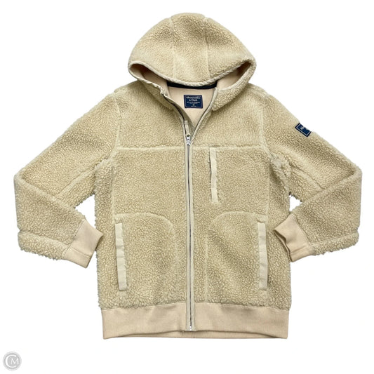 Jacket Faux Fur & Sherpa By Abercrombie And Fitch In Cream, Size: Xs