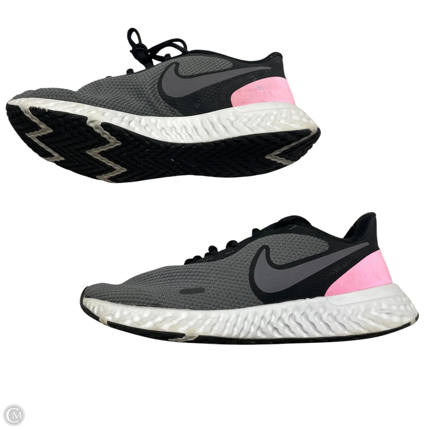 Shoes Athletic By Nike In Grey & Pink, Size: 7