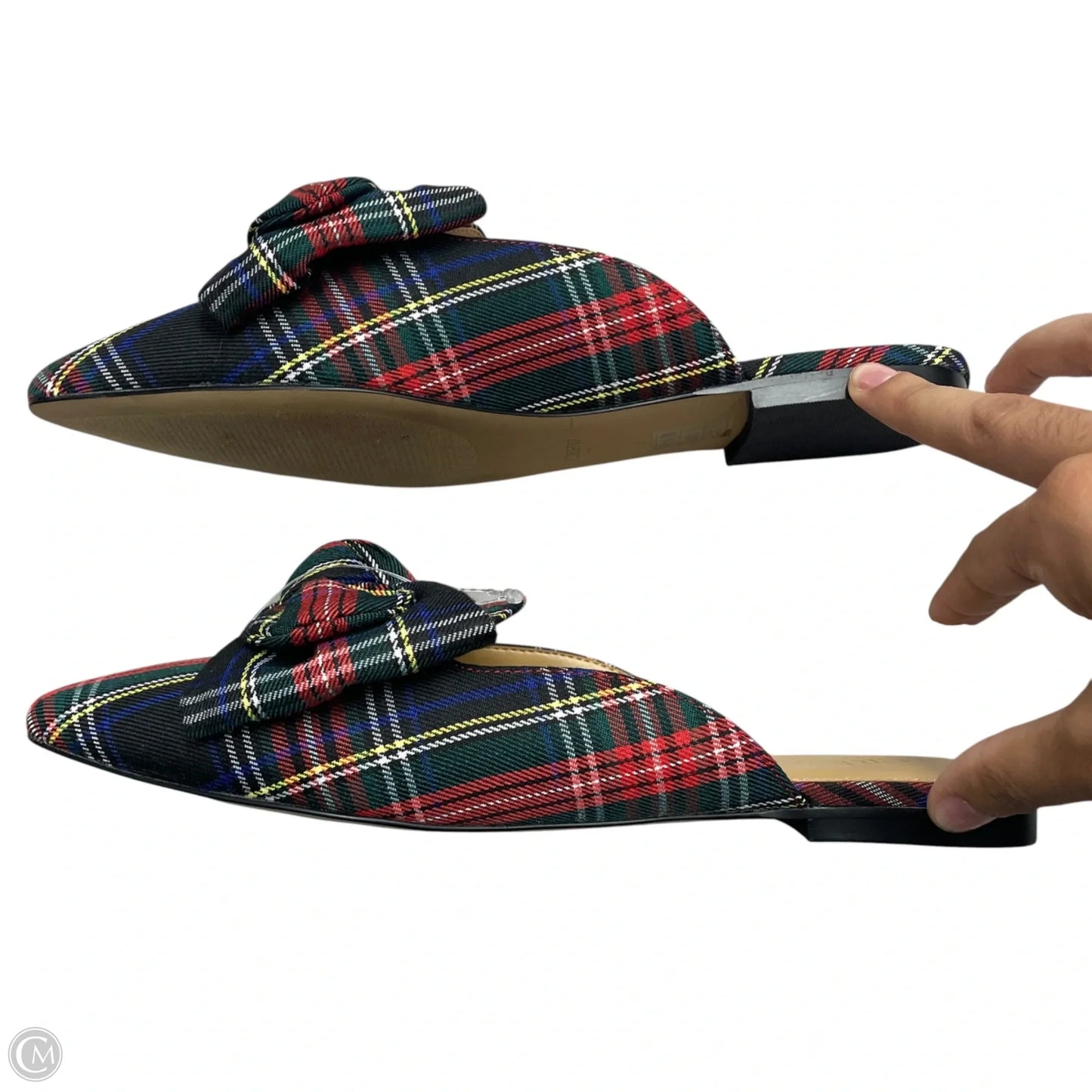 Shoes Flats By J. Crew In Plaid Pattern, Size: 9