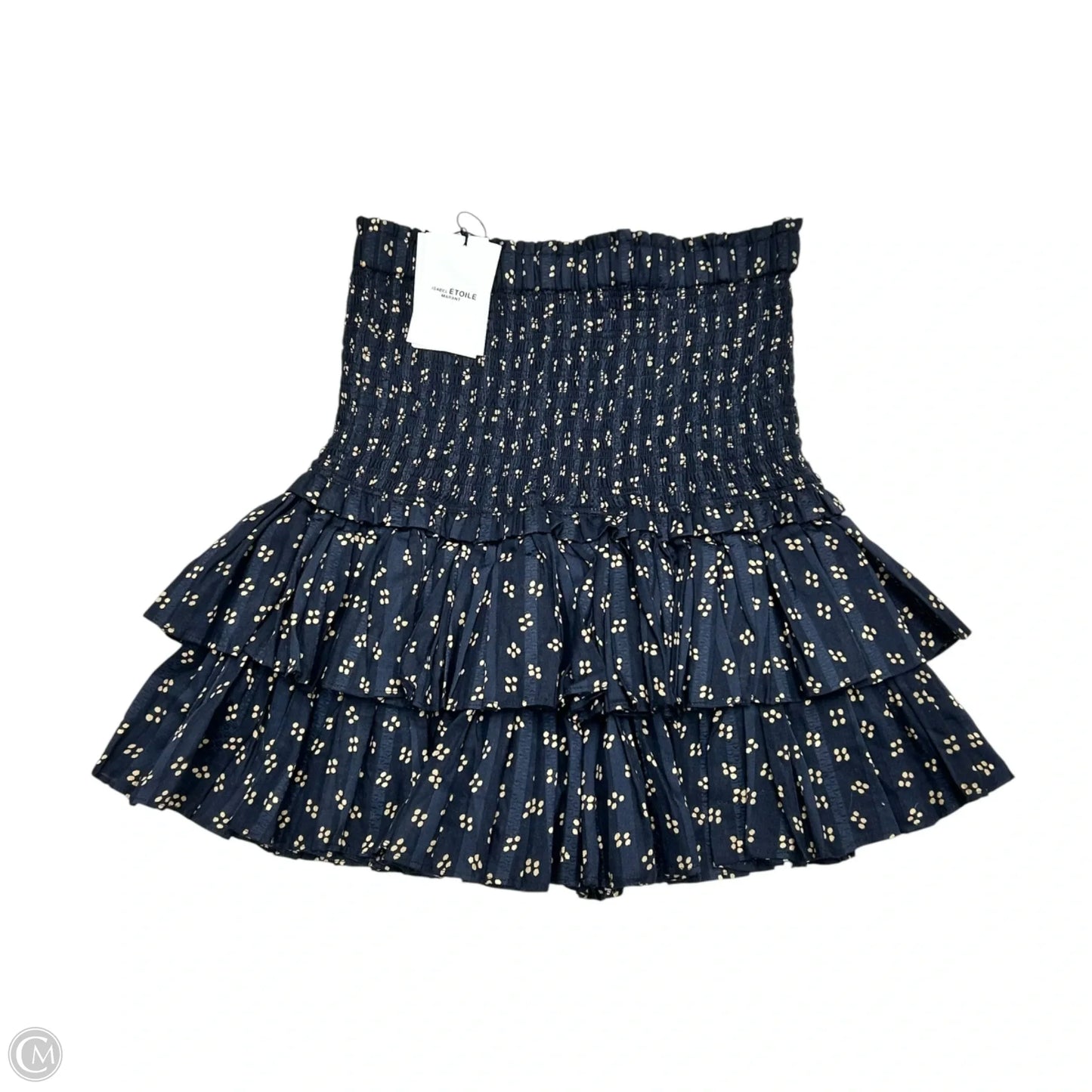 Skirt Designer By Isabel Marant In Black & Tan, Size: S