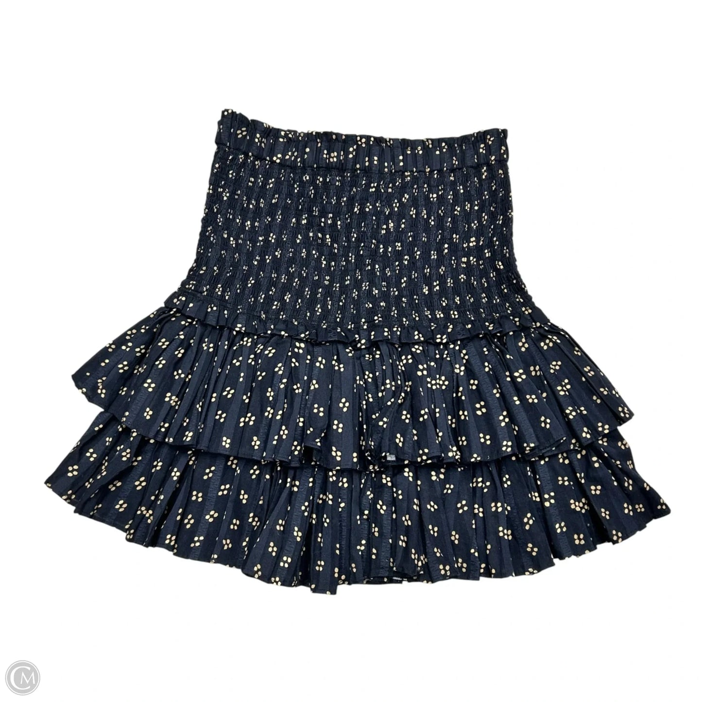 Skirt Designer By Isabel Marant In Black & Tan, Size: S