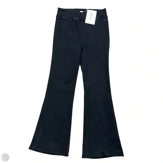 Jeans Boot Cut By Frame In Black Denim, Size: S