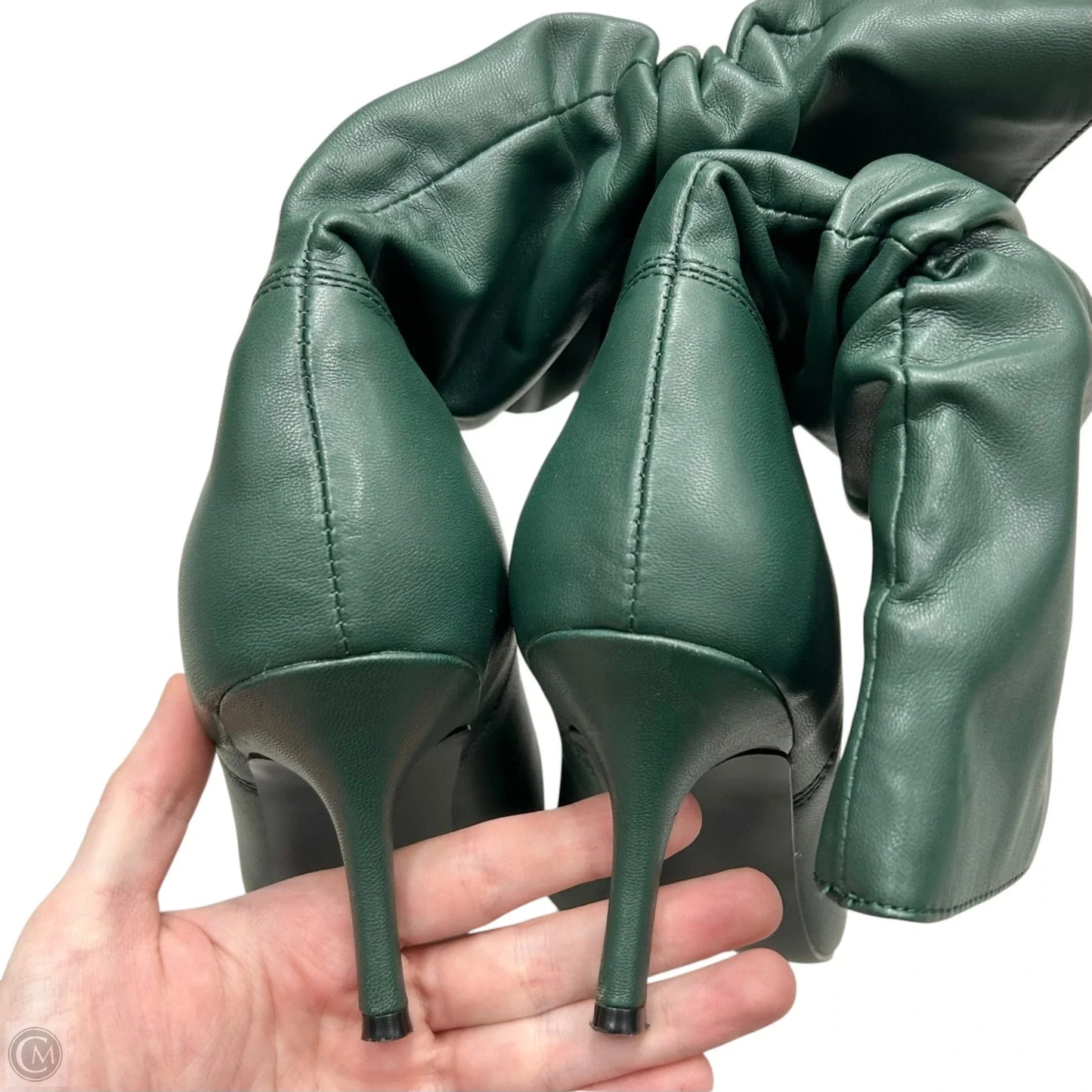 Boots Ankle Heels By Marc Fisher In Green, Size: 6.5