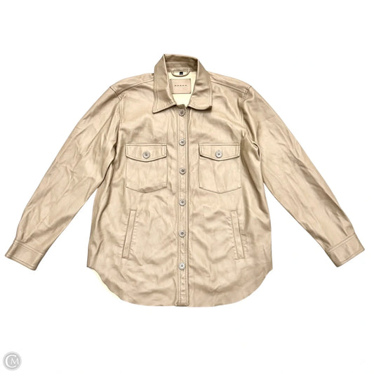 Jacket Shirt By Blanknyc In Cream, Size: M