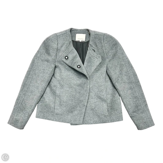 Coat Wool By Rebecca Taylor In Grey, Size: Xs
