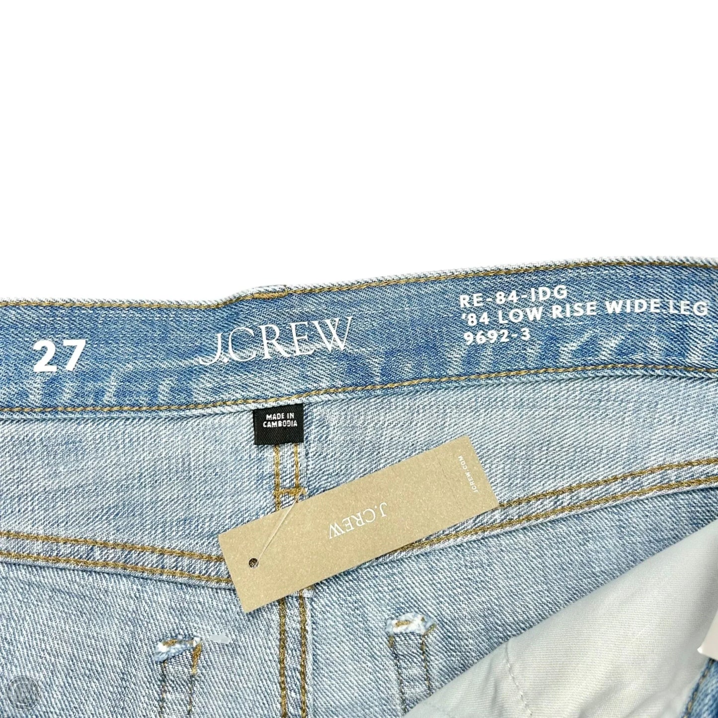 Jeans Wide Leg By J. Crew In Blue, Size: 4