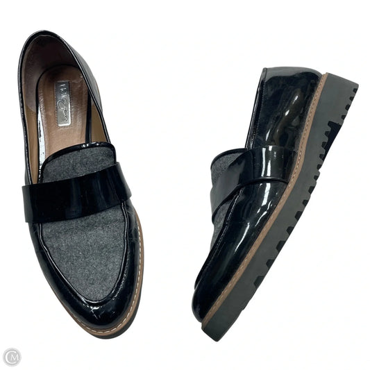 Shoes Flats By Halogen In Black & Grey, Size: 8
