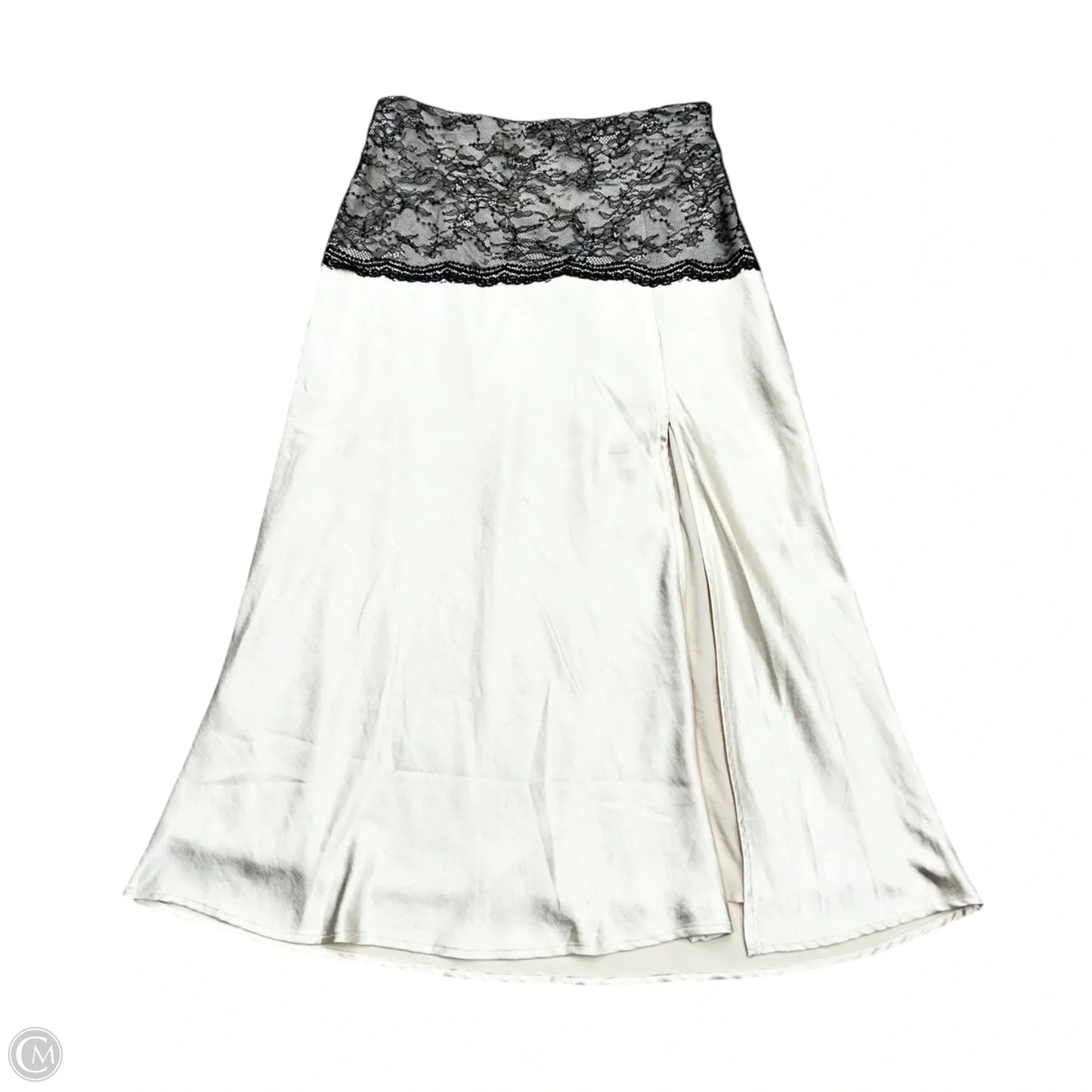 Skirt Maxi By Flat White In Cream, Size: S