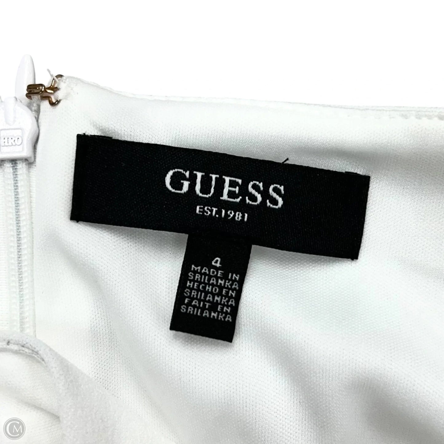 Dress Party Midi By Guess In White, Size: 4
