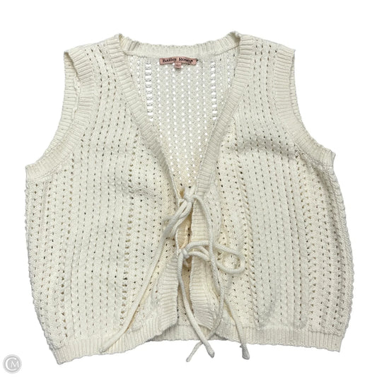 Cardigan By Bailey Rose In Cream, Size: L