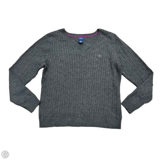 Sweater By Izod In Grey, Size: L