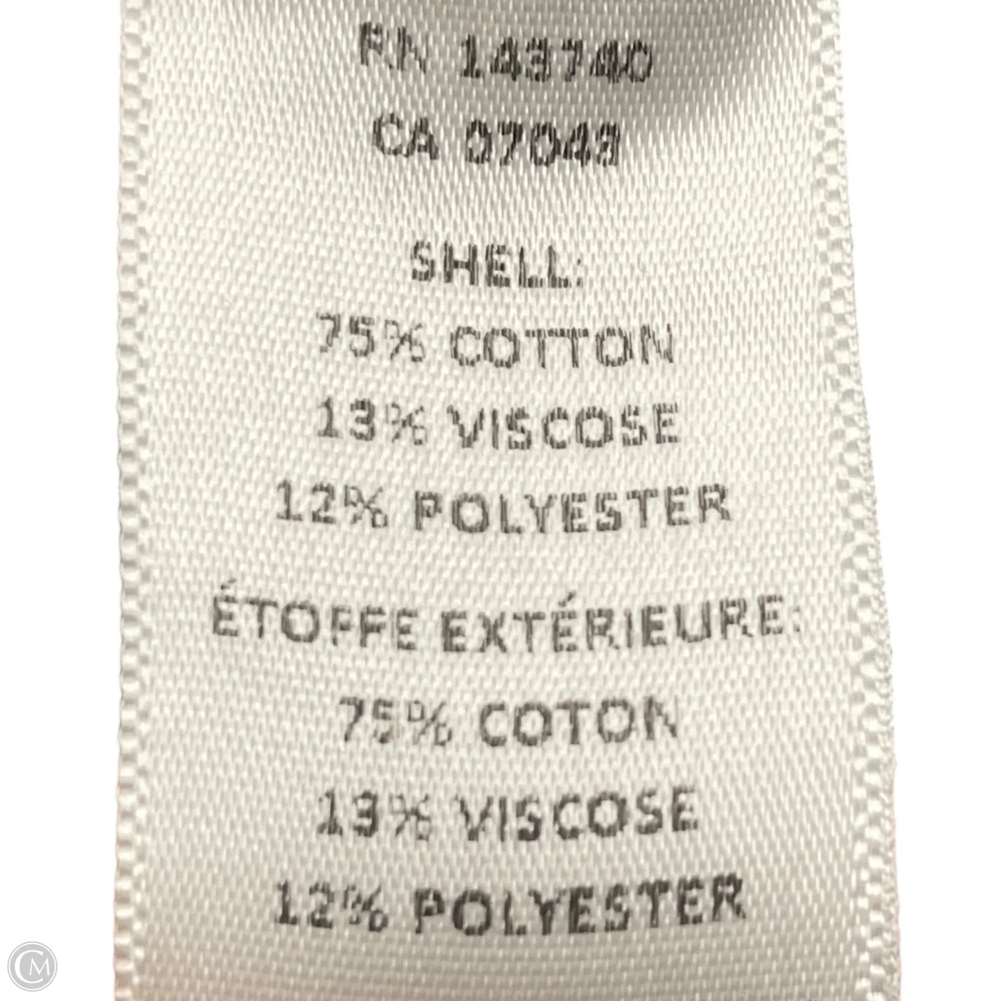 Top Short Sleeve By English Factory In Blue Denim, Size: L