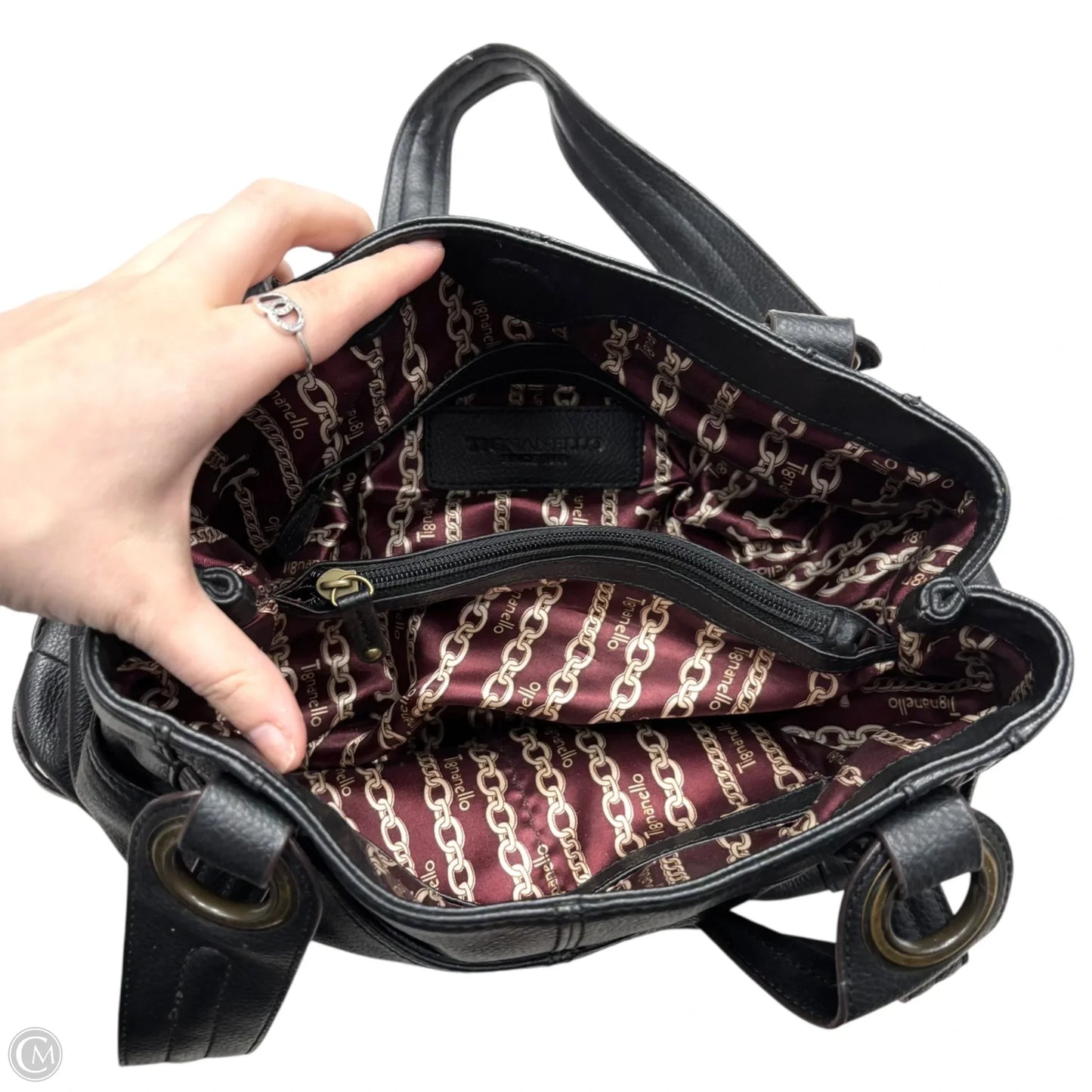 Handbag Leather By Tignanello  Purses, Size: Medium